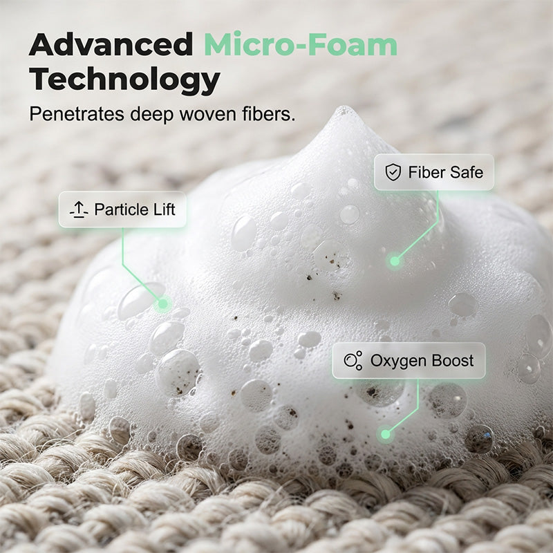 🧼 Healrize® Waterless Carpet & Fabric Foam Stain Remover – Fast-Acting Deep Cleaning Foam for Rugs, Upholstery & Spot Cleaning