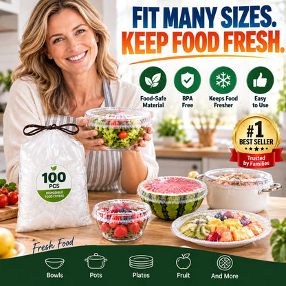 🔥Healrize®Disposable Stretch Food Covers for Bowls & Plates