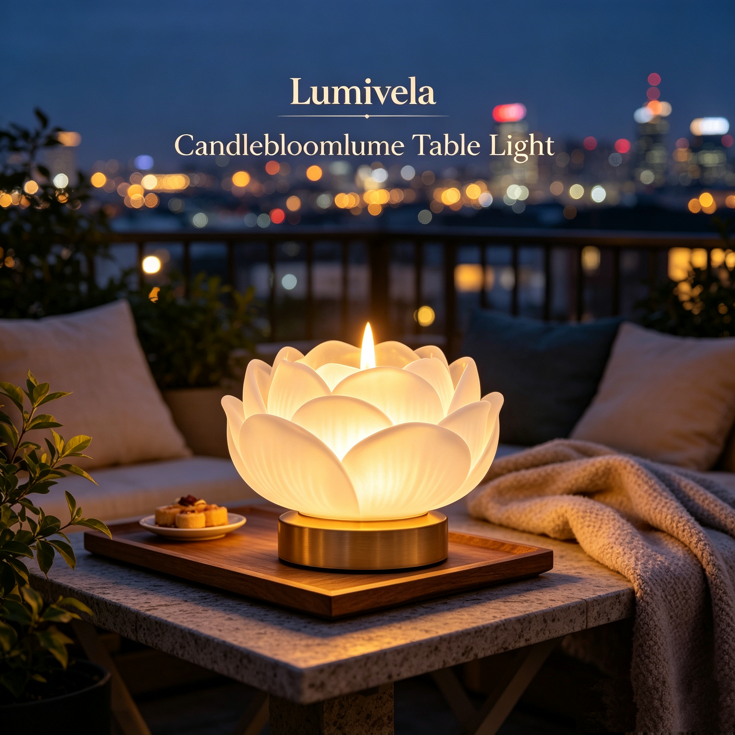Lumivela Candlebloomlume Table Light