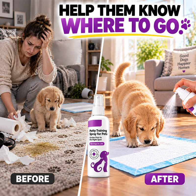 🥳HOT SALE🥳💞10K+ SOLD! Healrize®Potty Training Spray ! Guides pets, safe & easy spray. Cleaner home – grab yours! ✅