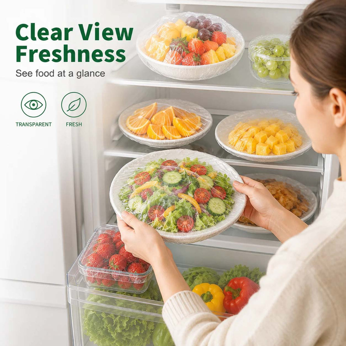 🔥Healrize®Disposable Stretch Food Covers for Bowls & Plates