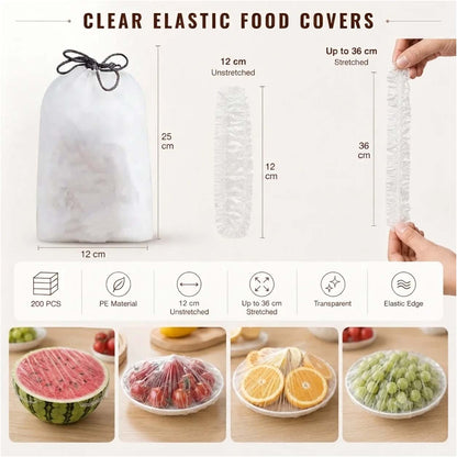 🔥Healrize®Disposable Stretch Food Covers for Bowls & Plates