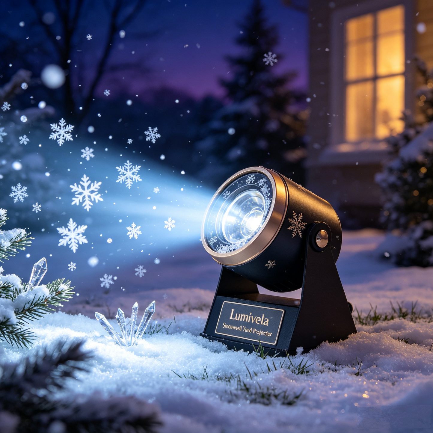 Lumivela Snowveil Yard Projector