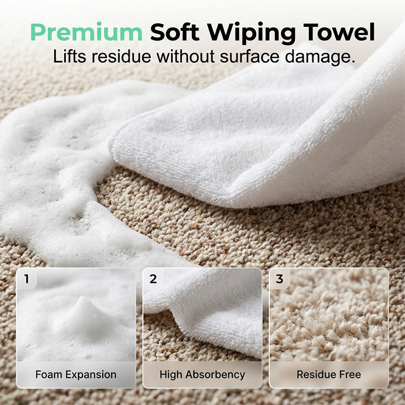 🧼 Healrize® Waterless Carpet & Fabric Foam Stain Remover – Fast-Acting Deep Cleaning Foam for Rugs, Upholstery & Spot Cleaning