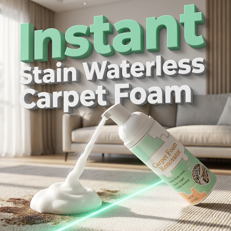 🧼 Healrize® Waterless Carpet & Fabric Foam Stain Remover – Fast-Acting Deep Cleaning Foam for Rugs, Upholstery & Spot Cleaning