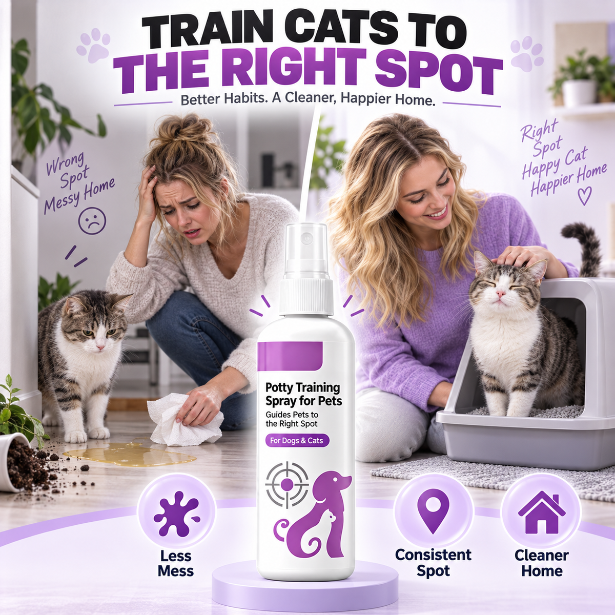 🥳HOT SALE🥳💞10K+ SOLD! Healrize®Potty Training Spray ! Guides pets, safe & easy spray. Cleaner home – grab yours! ✅